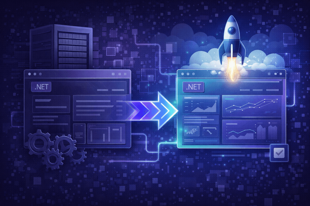 .NET Framework to .NET Core Migration illustration