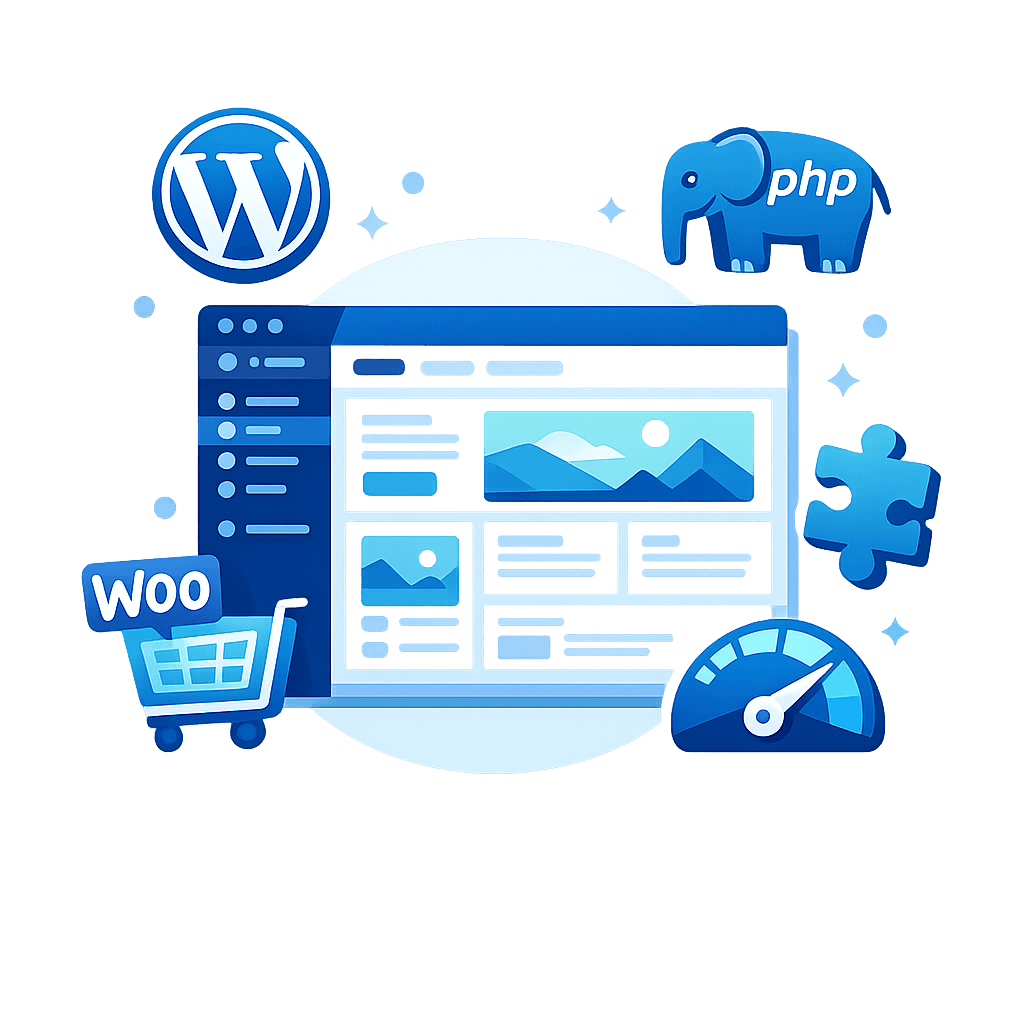 WordPress Development illustration
